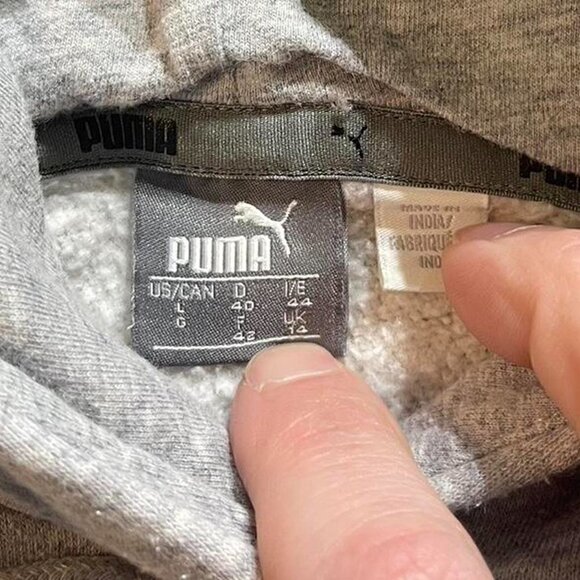 Womens Grey Puma hoodie sweatshirt - Picture 5 of 5